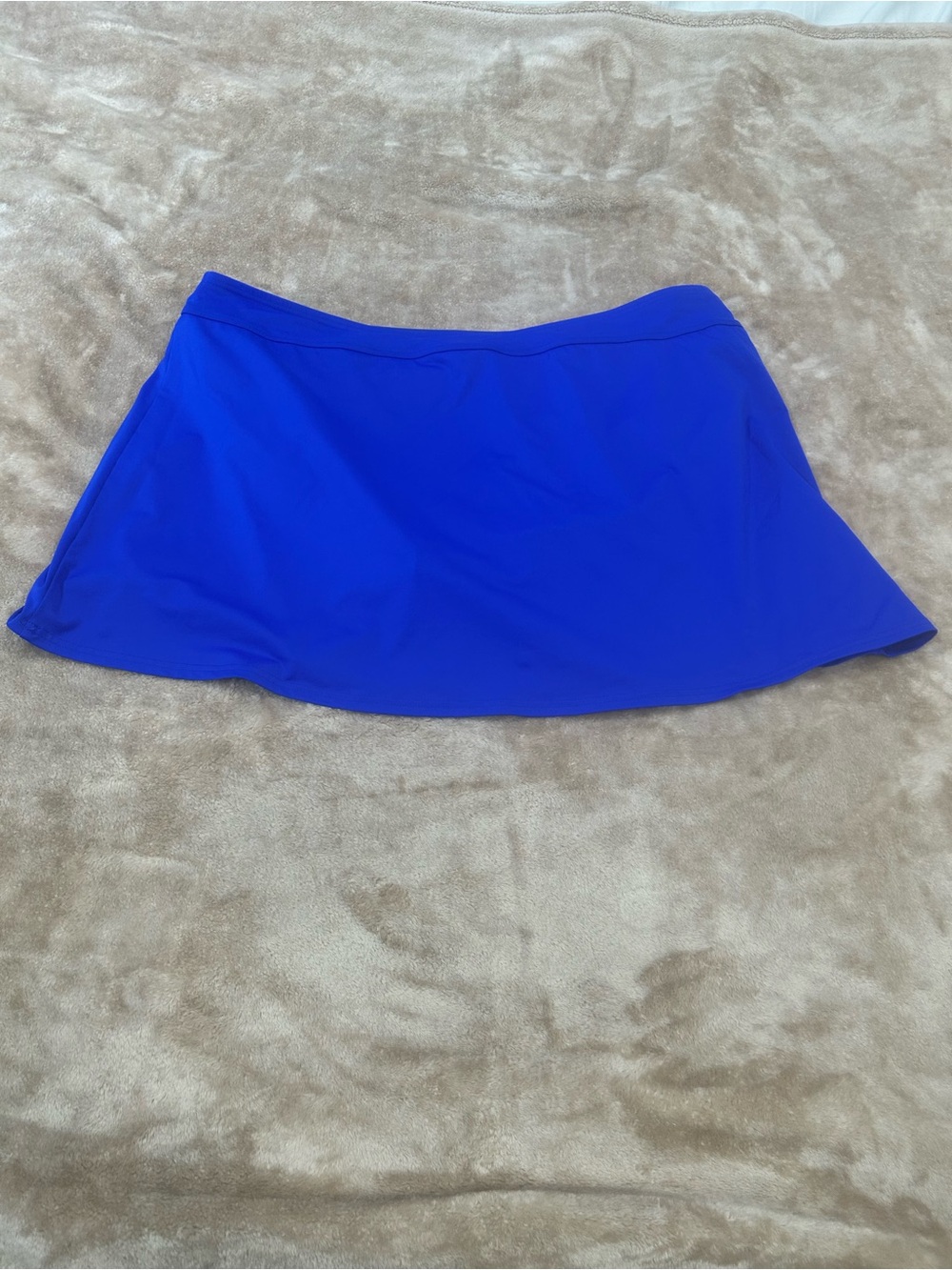Lands' End 20W Skirted Swim Suit Bottom blue vacation beach pool plus size easy - Picture 5 of 8